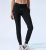 Women's New Yoga Wear Pull Rope Stretchy High Waist Strap Jogging Sweatpants Sports Fitness Casual Pants