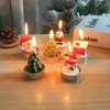 Christmas craft Gift Candles Smokeless paint decoration Christmas gift Valentine's Day confession proposal Christmas decoration props