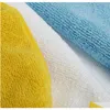 Microfiber Cleaning Cloth Wear Reusable And Washable 24 Pack 12 X 16 Inch Blue White Yellow Drop Delivery