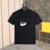 DSQ PHANTOM TURTLE Heren Designer T-shirt Italiaans Milan Fashion Logo Print T-shirt Zomer Zwart Wit T-shirt Hip Hop Streetwear 10252a