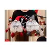 Juldekorationer 30 cm svenska Santa Gnome plysch handgjorda skandinaviska skrivbordsmedlemmar mini dekor prydnad docka kka6216 drop d dhpkl