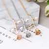 Ожерелья с подвесками, 3D ожерелье с розой, модное женское ожерелье 2023, корейские модные роскошные цветы, романтические свадебные украшения, подарки