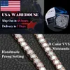 Oem Gra – chaîne de Tennis en argent 925 Vvs Moissanite, 3mm 4mm 5mm 6mm, collier et Bracelet pour hommes et femmes, bijoux fins