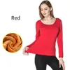 Womens Knits Tees Women Winter Keep Warm Underwear Thermal Tops Plus Cashmere Pullovers Autumn Thick Fleece Shirts Layered Clothing Pajamas 231018