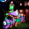 Jouets d'Halloween Train géant Halloween gonflable extérieur accessoires de décoration intérieure Halloween jouets gonflables fantôme citrouille poupée fournitures de fête 231019