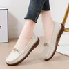 Geklede schoenen Echt leer Slip-on Dames Flats Mocassins Loafers voor dames Lente Herfst Moeder Schoenen Casual schoenen voor dames Grote maten 35-41 231018