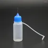 Storage Bottles 2023 1pc 10ml Plastic Squeezable Needle Eye Liquid Dropper Sample Drop Can Be Glue Applicator Refillable Vail