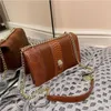 Kurt Geiger Kensington Mini Heart Chains Lady Crossbody Bag Purse dragkedja handväskor 5A nivå små messenger väskor