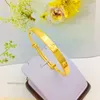 Nail Bracelet Designer Charm Jewelry Fashion Classic jewelry Women's Bracelet South Africa Tin Gold Brass Plating Bracelet Jewelry Christmas Gift