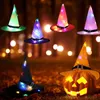 ハロウィーンのおもちゃ5-20ハロウィーンの装飾魔女帽子led光ライトハロウィーン魔女の帽子のためのハロウィーンハロウィーン小道