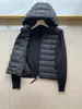 Womens Down Parkas Autumn Winter Women Sticked Patchwork Down Jackets Läder Sidans dragkedja Decoration of Clothed Hooded Leisure Home Clothing 231018