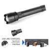 Flashlights Torches XHP90.2 XHP70.2 LED Flashlight most powerful Flashlight 18650 26650 USB Torch Lantern Hunting Lamp Hand Light USB Rechargeable 231018