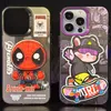 Coque de téléphone à dessin animé populaire, étui arrière pour iPhone 15Pro Max 14 Pro Max Mini 12 13 14 15 Plus