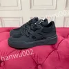 Nouvelles femmes hommes chaussures de sport chaussures de créateurs baskets mode plate-forme en cuir véritable taille de chaussure de sport à lacets 35-45 fd231001