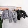 Vêtements d'hiver pour enfants, pull à manches longues, ensemble de sport épais en peluche, manteau Cardigan pour garçons et filles, pantalon long, deux pièces 231019