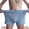 Sous-pants plus taille Boxer Boxer Pantes Underpant Lot Big 11xl Loose Under Wear Grand Coton court 9xl sous-vêtements Male233U