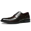 Robe chaussures Wnfsy hommes en cuir de qualité supérieure modèle de vache dure mariage formel bout pointu richelieus Oxfords