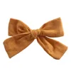 Hair Accessories 10pcsLot Soft Cotton Linen Fabric Bow clips Schoolgirl Sailor Clips Baby Girls 231019