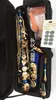 Clé en or bleu A-W02 Saxophone Alto Super Play Sax instrument de musique professionnel avec étui livraison gratuite