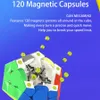 Magic Cubes GAN Magic Cube Magnético Mega M 3x3 Imán Cubos Sin Etiqueta Profesional WCA Compietition Dodecaedro Puzzle Brain Practice Toy 231019