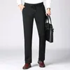 Men's Suits Men Suit Pants Great Elasticity Stretchy With High Waist Elastic Waistband Drawstring Pockets For