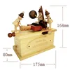 Decorative Objects Figurines Sinzyo Handmade Wooden Retro Printing Press Music Box Creative Ornament Birthday Gift For Christmas/Valentine's Day 231019