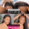 Synthetic Wigs Glueless Wig Human Hair Ready To Wear Straight Lace Front Wigs HD Lace Frontal Wig Pre Plucked 4x4 Lace Closure Human Hair Wig Q231019