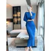 Two Piece Dress Miyake Pleated Suit for Women Autumn Solid Color Chinese Style Cheongsam Buttoned Top Buttoned Skirt Two-piece Set 231018