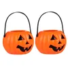 Piatti Secchio di zucca di Halloween Contenitore di caramelle Forniture Decorazione Lampada Secchi di stoccaggio Giochi di ruolo per feste Contenitori di plastica