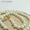 Women Short Pearl Chain Rhinestone Orbit Necklace Clavicle Chain Baroque Pearl Choker Necklaces for Women Jewelry Gift2707