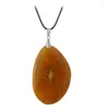 Chains Fashion Natural Stone Raw Onyx Slice Irregular Agat Crystal Necklaces For Women Love Gift Charms Jewelry