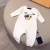 Rompers v designer de luxo bebê recém -nascido sets recém