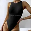 Femmes Shapers doux hauts col haut body sans manches Style sans couture côté minceur sans bretelles soutien-gorge écrémé Wearwomens livraison directe