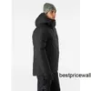 Arcterxy Jacket Men's ARC'TERXY Men's Charge Coat Lightweight Parker Coat Veste d'escalade résistante aux intempéries Alpha Lightweight Black XS HBOF