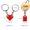 Porte-clés en brique pour Couples, amitié, ensemble de 2 pièces, cœur assorti, coloré, pour petite amie, petit ami, cadeaux de saint-valentin
