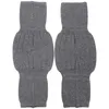 Kids Socks 2 Pcs Cashmere Knee Pads Comfort Thermal Joint Knee Brace For Runnings Men Man Stands 231019