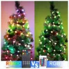 Other Event Party Supplies WS2812B Individually Addressable LED Round Ball String Colorful Globe Light Christmas Birthday Decoration IP67 231018