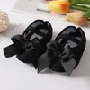 First Walkers 0-15 Month Infant Shoes Cute Bowknot Elastic Belt Lightweight Soft Non-slip Princess Toddler Zapatos