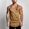 Marque vêtements été Singlets hommes débardeurs chemise équipement de musculation Fitness hommes maille Stringer débardeur Vest271S