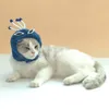 Vêtements pour chiens Chapeau en peluche pour animaux de compagnie Belle forme de paon Chapeaux de chat Couvre-chef respirant
