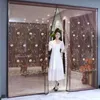 Sheer Curtains Bedroom Door Curtain Anti-mosquito Nets Home Garage Door Curtain Insect Protection Magnetic Screen Mesh Bug Screen Curtain 231018