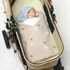 Dekens Inbakeren Katoen Gebreid Baby Meisje Jongen Beddengoed Dekbed 90*70CM Plaid geboren Kinderwagen Inbakeren Superzachte hoezen Schattig Sikahert 231017