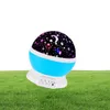 LED Night Lamp Novelty Starry Star Moon Light Changeable Projector 360 Degrees Romantic Rotating LED Effect Bulb for Holiday Kids 7892333
