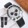 Ice Blue Dial Man Watches Chronograph Ceramic Bezel 904L Oystersteel Designer for Couples watchs 7750 Mechanical Chrograph 4130 Movement Diving Mens panda Watch