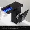 Bathroom Sink Faucets LED Tricolor Sensing Faucet Tap For Deluxe Wash Basin
