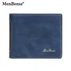 Wallets Men's Wallet Made Of Leather Purse For Men Coin Short Male Card Holder Zipper Around Money CU139