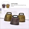 Collari per cani 2 pezzi Bovini ovini Campana Accessori Campane di ferro Agricoltura Anti-perso Calcio Decor Antifurto Tinkle Forniture per animali Decorare