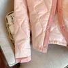 Frauen Trenchcoats Koreanische Lose Drehen Unten Kragen Parkas Frauen Rosa Verdicken Winter Jacke Weibliche Argyle Windschutz Kalten Mantel 2023