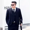 Herrenanzüge 10XL 2 Stück Hochzeitshose Jacke Herren Blazer Großer schwarzer Anzug Set Fat Loose Business Formal Casual Professional Koreanisch