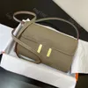 10a Ny topp Handgjorda vaxlinje kvinnlig designerväska på go läder lyxig liten kopplingspål palm mönster klassisk mode borttagbar axel crossbody presentlåda